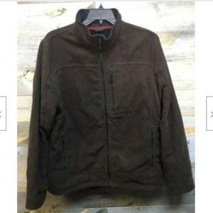 L.L. Bean Wool Full Zip Jacket Brown Size XL